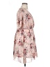 Shein Curve 100% Polyester Floral Tan Casual Dress Size 0X - photo 4