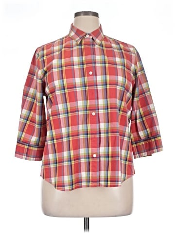 Jones New York Sport 3/4 Sleeve Button-Down Shirt (view 1)