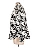 Chico's 100% Cotton Floral Silver Long Sleeve Blouse Size Lg (2) - photo 5