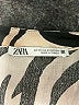 Zara 100% Viscose Animal Print Brown 3/4 Sleeve Blouse Size XS - photo 7