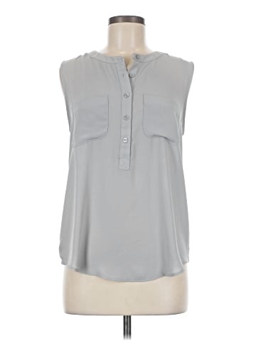 Ann Taylor LOFT Outlet Sleeveless Button-Down Shirt (view 1)
