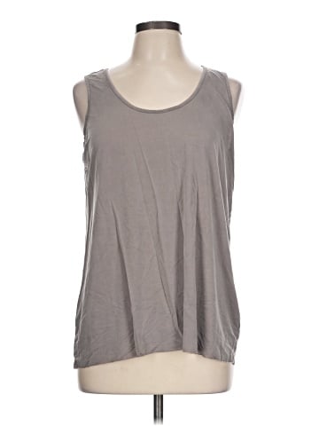 Ecru Sleeveless T-Shirt (view 1)