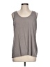 Ecru Gray Sleeveless T-Shirt Size L - photo 1