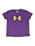 Under Armour 100% Polyester Purple Active T-Shirt Size XL (youth) - photo 1
