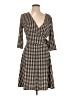 Neiman Marcus Houndstooth Black Casual Dress Size 10 - photo 1