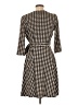 Neiman Marcus Houndstooth Black Casual Dress Size 10 - photo 2
