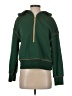 Unbranded 100% Polyester Green Zip Up Hoodie Size S - photo 1
