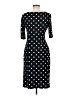 Connected Apparel Polka Dots Black Cocktail Dress Size 6 - photo 2