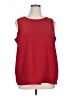 Karen Scott 100% Polyester Red Sleeveless Top Size 1X - photo 1