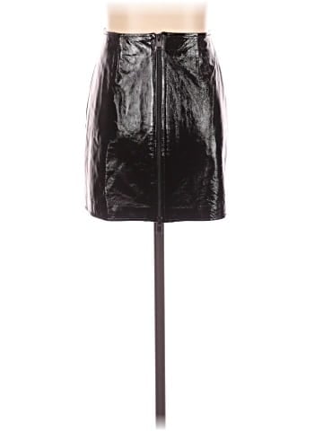 Lamarque Leather Skirt (view 2)