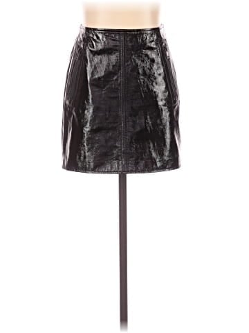 Lamarque Leather Skirt (view 1)
