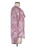 Paige Tie-dye Purple Long Sleeve Blouse Size M - photo 4
