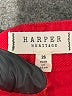 Harper Heritage 100% Cotton Solid Red Shorts Size 26 waist - photo 3
