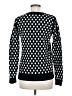 Hawthorne Polka Dots Black Pullover Sweater Size M - photo 2