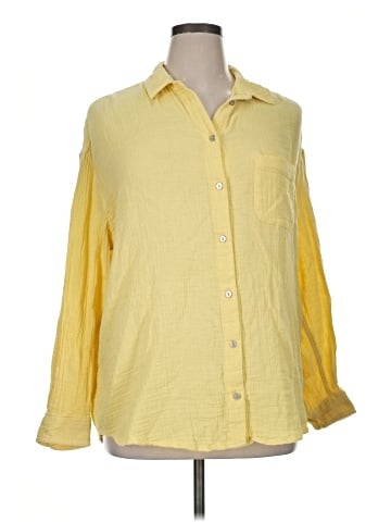 Unbranded Long Sleeve Button-Down Shirt (view 1)