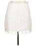 Lulus 100% Polyester Tweed Ivory Casual Skirt Size XL - photo 1