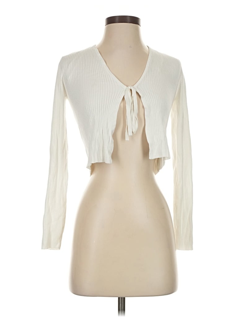Pre-owned Garage Cardigan Sweater In Ivory