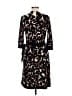 Alfani Print Black Cocktail Dress Size M - photo 2
