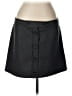 Gap Solid Gray Black Wool Skirt Size 12 - photo 1