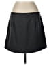 Gap Solid Gray Black Wool Skirt Size 12 - photo 2