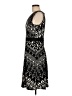 Ellen Tracy Chevron-herringbone Black Cocktail Dress Size 6 - photo 5