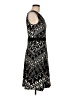 Ellen Tracy Chevron-herringbone Black Cocktail Dress Size 6 - photo 4