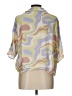 Only 100% Viscose Print Yellow 3/4 Sleeve Blouse Size EU 42 / US 12 - photo 2