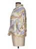 Only 100% Viscose Print Yellow 3/4 Sleeve Blouse Size EU 42 / US 12 - photo 5