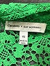 Curations 100% Polyester Green 3/4 Sleeve Blouse Size XS - photo 7