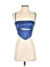 Princess Polly Blue Sleeveless Blouse Size 4 - photo 1