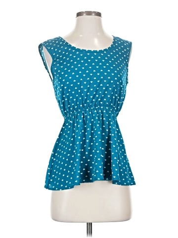 Just Funky Sleeveless Blouse (view 1)