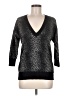 MICHAEL Michael Kors Animal Print Black Pullover Sweater Size M - photo 1