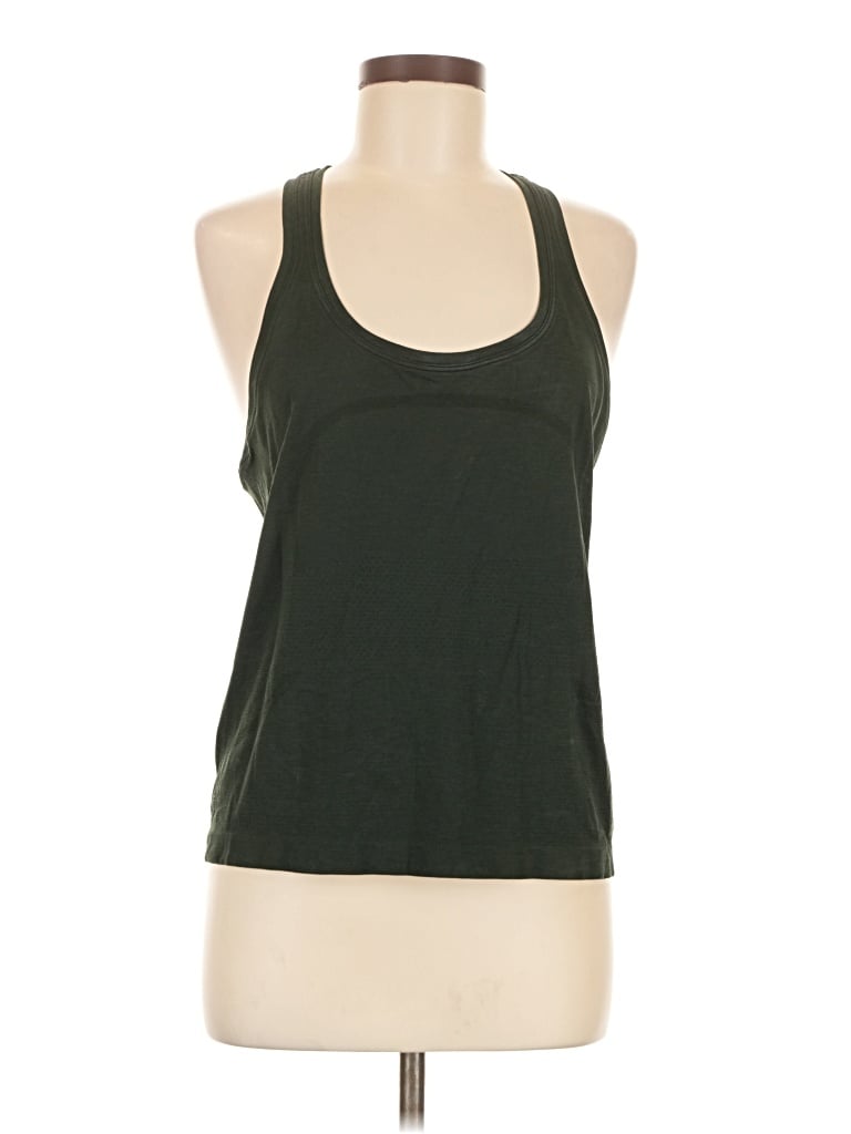 Pre-owned Lululemon Athletica Active Tank Top In Green