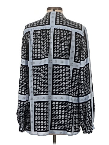 Judith & Charles Long Sleeve Silk Top (view 2)