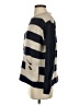 Neon Buddha 100% Cotton Stripes Blue Turtleneck Sweater Size S - photo 5