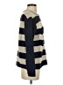 Neon Buddha 100% Cotton Stripes Blue Turtleneck Sweater Size S - photo 4
