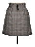 Express Plaid Gray Casual Skirt Size XL - photo 2
