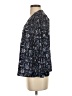 Aqua 100% Polyester Paisley Blue 3/4 Sleeve Blouse Size S - photo 5