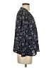 Aqua 100% Polyester Paisley Blue 3/4 Sleeve Blouse Size S - photo 4