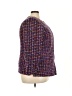 Joan Leslie Tweed Purple Blazer Size 18W - photo 4