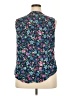 Torrid Teal Sleeveless Blouse Size 2X Plus (2) - photo 2