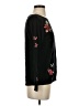Joie Floral Black Pullover Sweater Size S - photo 4