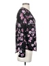 Express 100% Polyester Floral Black Long Sleeve Blouse Size XS - photo 4