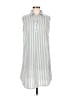 Unbranded Stripes Gray Casual Dress Size M - photo 1