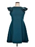 Angie Solid Teal Cocktail Dress Size 16 - photo 1