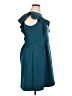 Angie Solid Teal Cocktail Dress Size 16 - photo 4