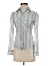 Vince. 100% Cotton Stripes Gray Long Sleeve Blouse Size 2 - photo 1
