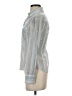 Vince. 100% Cotton Stripes Gray Long Sleeve Blouse Size 2 - photo 5
