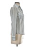 Vince. 100% Cotton Stripes Gray Long Sleeve Blouse Size 2 - photo 4