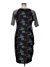 Lularoe Graphic Blue Casual Dress Size XL - photo 2